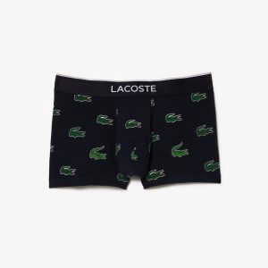 Quần Lót Boxer Lacoste Nam Co Giãn In Logo Cá Sấu - Duy Hoang