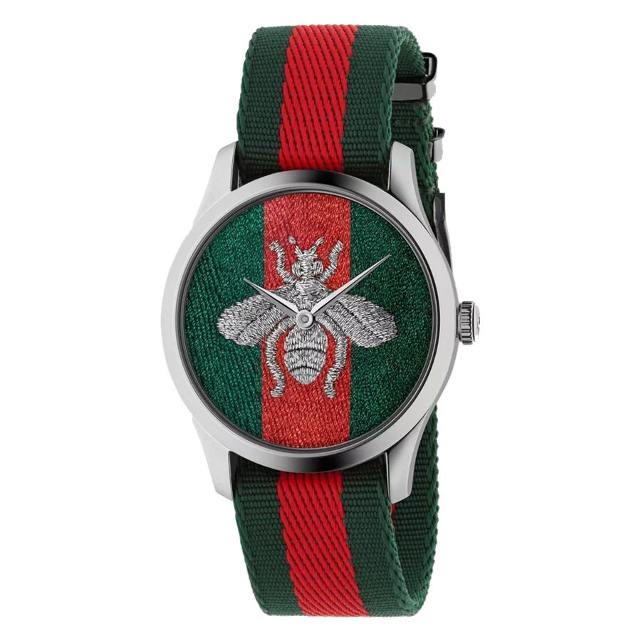 Đồng Hồ Gucci G-Timeless Le Marche Des Merveilles Màu Xanh Đỏ - Duy Hoang