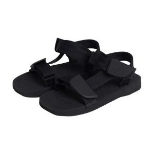 Dép Sandal Nam Burberry Trek Debossed Logo Sandals 8088566 Màu Đen Size 41 - Duy Hoang