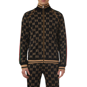 Áo Khoác Nam Gucci Double-G Zipped Jacket In Cotton 695955 Phối Màu Size S - Duy Hoang
