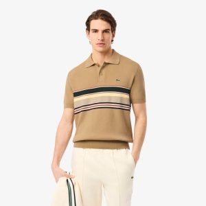 Áo Len Polo Lacoste Nam Dáng Cổ Điển Sọc Sản Xuất Tại Pháp - Duy Hoang