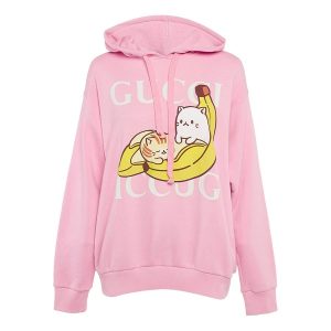 Áo Hoodie Nữ Gucci Pre-Owned Cotton Màu Hồng Size XS - Duy Hoang