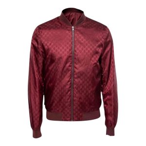 Áo Khoác Nam Gucci Double-sided Logo Monogram In Dark Red 406011 Z9687 6369 Màu Đỏ Size 46 - Duy Hoang