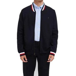 Áo Khoác Nam Tommy Hilfiger Lightweight Varsity Màu Đen Size M - Duy Hoang