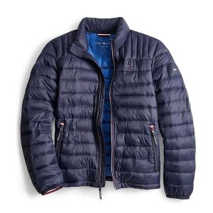 Áo Khoác Nam Tommy Hilfiger Packable Quilted Puffer Jacket AN796 - MID Màu Xanh Navy Size L - Duy Hoang