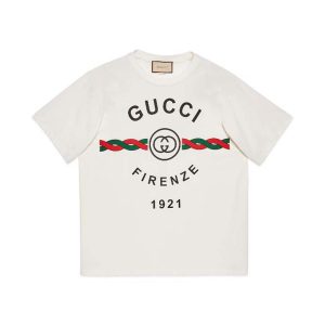 Áo Phông Gucci Tshirt 616036 XJD7T 9095 Màu Trắng Size M - Duy Hoang