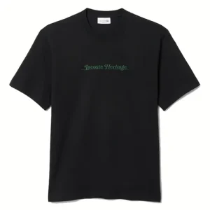 Áo Phông Nam Lacoste Classic Style TShirt With Embroidered Pattern Cotton Material Th5949 031 Màu Đen Size 3 - Duy Hoang
