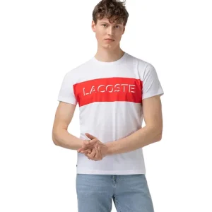 Áo Phông Nam Lacoste T-Shirt TH0102 02B Màu Trắng Size 2 - Duy Hoang