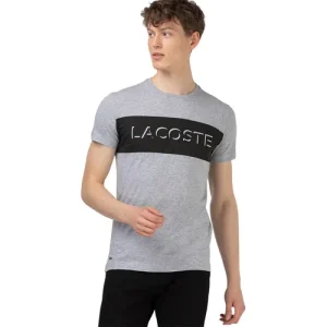 Áo Phông Nam Lacoste T-Shirt TH0102 02G Màu Xám Size 2 - Duy Hoang
