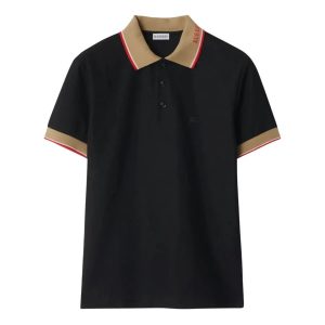 Áo Polo Nam Burberry Check 8103866 Lichen Màu Xanh Nhạt Size S - Duy Hoang