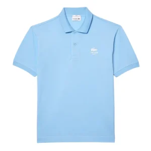 Áo Polo Nam Lacoste L.12.12 Classic Fit Signature Print PH2723 51 HBP Màu Xanh Da Trời Size 5 - Duy Hoang