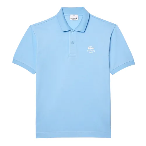 Áo Polo Nam Lacoste L.12.12 Classic Fit Signature Print PH2723 51 HBP Màu Xanh Da Trời Size 5 - Duy Hoang