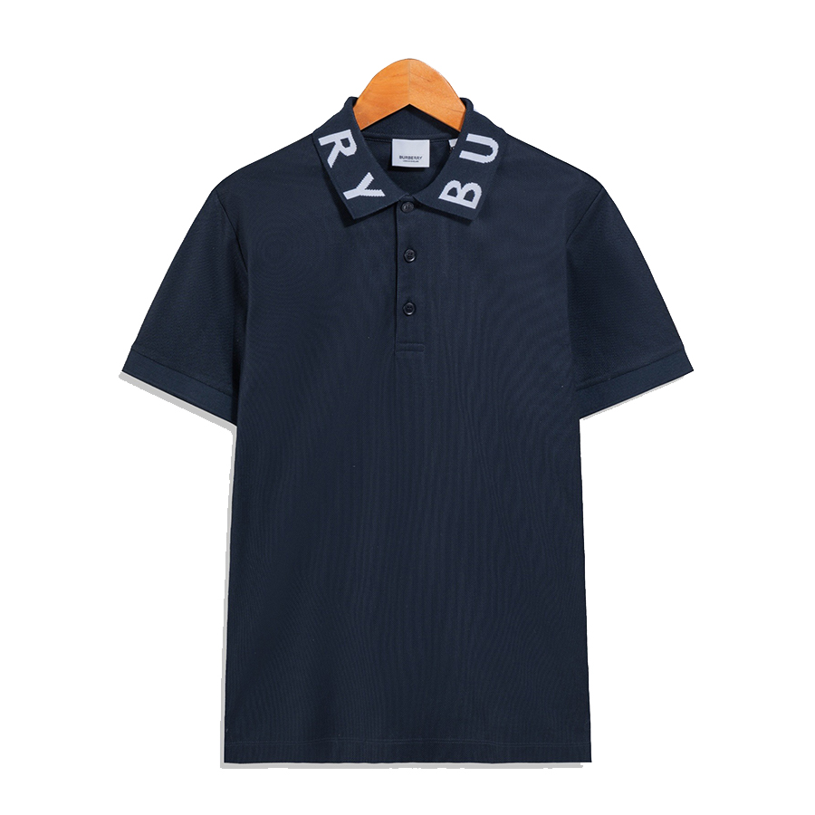 Áo Polo Nam Burberry Logo 80172001005 Màu Xanh Navy Size XS - Duy Hoang