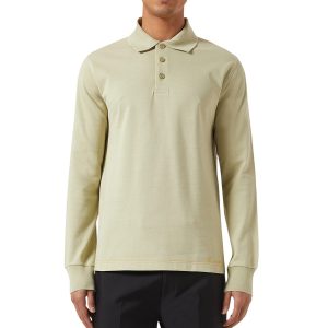 Áo Polo Nam Burberry Embroidered Logo Polo Shirt Màu Xanh Nhạt Size S - Duy Hoang