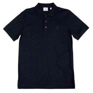 Áo Polo Nam Burberry Me'n Shirt Check TB Black Màu Đen Size S - Duy Hoang