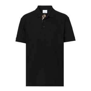 Áo Polo Nam Burberry With Logo 8055228 Màu Đen Size XS - Duy Hoang