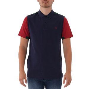 Áo Polo Nam Fred Perry Bold Cuff Insert Polo Shirt M5576-266 Phối Màu Size S - Duy Hoang