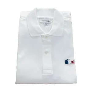 Áo Polo Nam Lacoste Classic Fit PH4583 001 Màu Trắng Size 4 - Duy Hoang