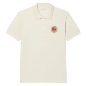 Áo Polo Nam Lacoste Men's Classic Shirt With Petit Piqué Emblem White PH5915 XFJ Màu Trắng Ngà Size 4 - Duy Hoang