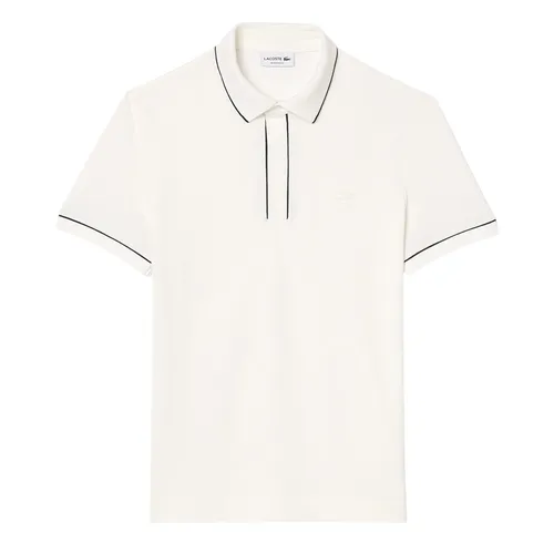 Áo Polo Nam Lacoste Men's Regular Fit Paris Stretch Piqué PH8184 70V Màu Trắng Size 5 - Duy Hoang
