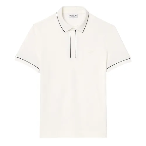 Áo Polo Nam Lacoste Men's Regular Fit Paris Stretch Piqué Polo PH8184 51 70V Màu Trắng Size 3 - Duy Hoang