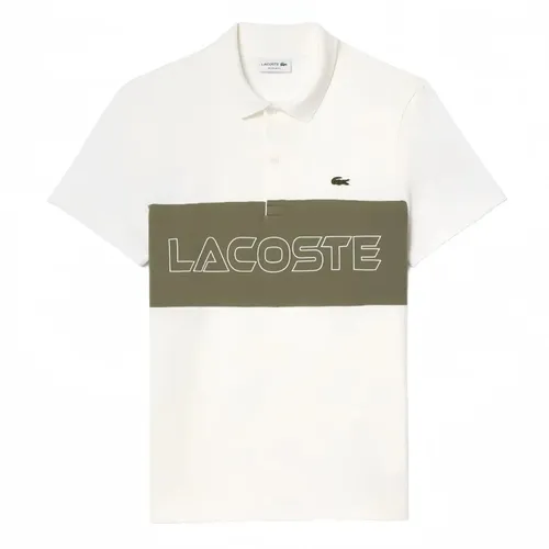 Áo Polo Nam Lacoste Men's Regular Fit Stretch Mini Piqué Polo Shirt PH1470 - IMI Màu Trắng Size 5 - Duy Hoang