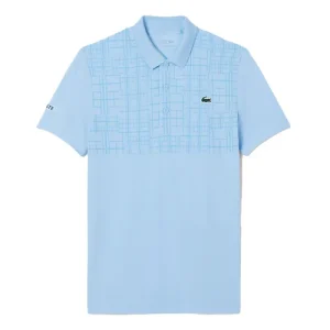 Áo Polo Nam Lacoste Men's Tennis X Novak Djokovic DH4777-HBP Màu Xanh Blue Size 3 - Duy Hoang