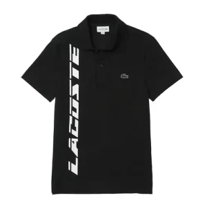 Áo Polo Nam Lacoste Regular Fit Branded Piqué Polo PH9643 031 Màu Đen Size 3 - Duy Hoang