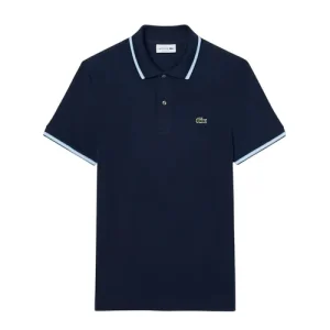 Áo Polo Nam Lacoste Regular Fit Trim Accent L.12.12 PH9875 166 Màu Xanh Navy Size 4 - Duy Hoang