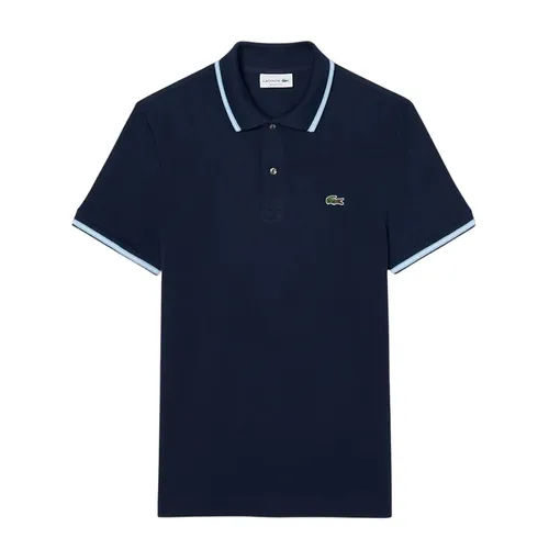 Áo Polo Nam Lacoste Regular Fit Trim Accent L.12.12 PH9875 166 Màu Xanh Navy Size 4 - Duy Hoang