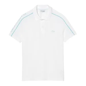Áo Polo Nam Lacoste Slim Fit Tech Piqué Movement PH1426-RI6 Màu Trắng Size 5 - Duy Hoang