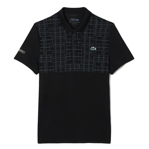 Áo Polo Nam Lacoste Tennis x Novak Djokovic DH4777_031 Màu Đen Size 3 - Duy Hoang