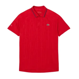 Áo Polo Nam Lacoste Tennis x Novak Djokovic On Court Polo DH4789-51-240 Màu Đỏ Size 3 - Duy Hoang