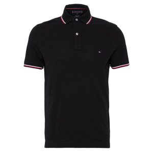 Áo Polo Nam Tommy Hilfiger Black Core Tommy Tipped Slim Màu Đen Size S - Duy Hoang