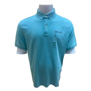 Áo Polo Nam Tommy Hilfiger Polo Shirt 78j3065 430 GD04 Màu Xanh Ngọc Size L - Duy Hoang