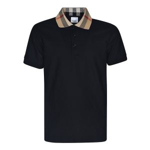 Áo Polo Nam Burberry Black Cody Cotton Polo Shirt 8071620 A1189 Màu Đen Size S - Duy Hoang