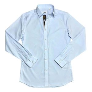 Áo Sơ Mi Nam Burberry Light Blue Long-Sleeve Dress Shirt 8091430 Màu Xanh Nhạt Size S - Duy Hoang
