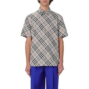Áo Sơ Mi Nam Burberry Shirt Men 8087639 Màu Xám Kẻ Size S - Duy Hoang