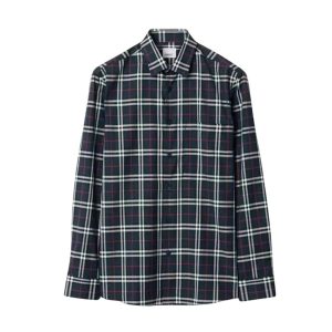 Áo Sơ Mi Nam Burberry Simson Check Cotton Long Sleeve Shirt In Navy - 80732201 Phối Màu Size XS - Duy Hoang