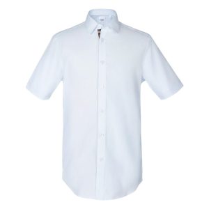 Áo Sơ Mi Nam Burberry Stretch Cotton Shirt In Blue 8091435 Màu Xanh Nhạt Size S - Duy Hoang