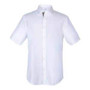 Áo Sơ Mi Nam Burberry Stretch Cotton Shirt In White 8091437 Màu Trắng Size L - Duy Hoang