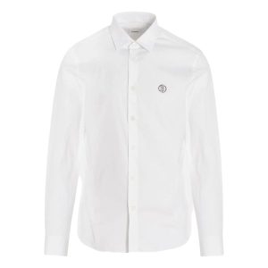 Áo Sơ Mi Nam Burberry Tag TB Shirt 8042771 Màu Trắng Size XXS - Duy Hoang