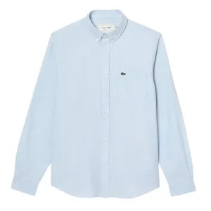 Áo Sơ Mi Nam Lacoste Regular Fit CH0204 HBP Màu Xanh Da Trời Size 39 - Duy Hoang