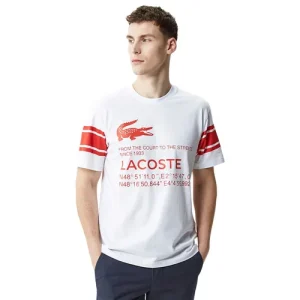 Áo Thun Lacoste T-Shirt TH0317 17T Màu Trắng Size 4 - Duy Hoang