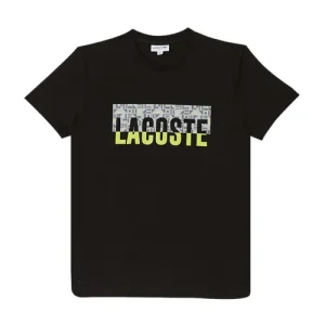 Áo Thun Nam Lacoste Men's T-Shirt TH2306 06S Màu Đen Size 2 - Duy Hoang