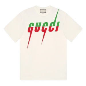 Áo Thun Nam Gucci Blade With Logo Print In White T-Shirt 863004 XJAZY 9037 Màu Trắng Size M - Duy Hoang
