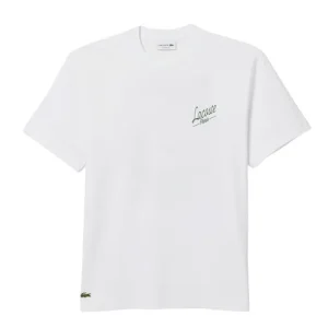 Áo Thun Nam Lacoste Multi Print Jersey T-Shirt TH5948 001 Màu Trắng Size 4 - Duy Hoang