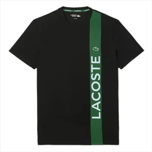 Áo Thun Nam Lacoste Ultra Dry Print Branding Tennis T-Shirt TH8938 GI8 Màu Xanh Đen Size 3 - Duy Hoang