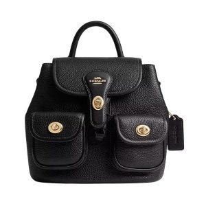 Balo Nữ Coach Hadley Backpack CBH09 Màu Đen - Duy Hoang
