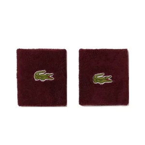Băng Đeo Cổ Tay Lacoste Sport Stretch Jersey Wristbands RL9272 10 YUP Màu Đỏ Mận - Duy Hoang